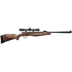 Pack Carabine à Plombs Stoeger RX20 Dynamic Bois Calibre 4,5 Avec Lunette 4x32