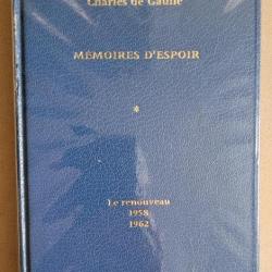 MILITARIA Mémoires d'Espoir - Le Renouveau 1958-1962 Éditeur PLON (1970) - Charles De GAULLE