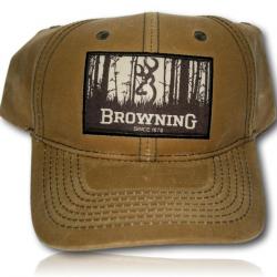 CASQUETTE BUSH WAX BROWNING