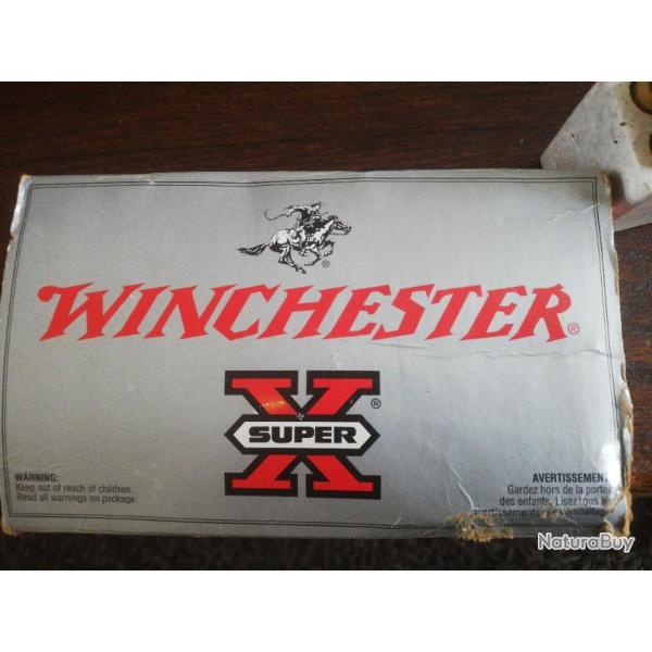 Munitions winchester  cal 270  super X 150gr power point. Plus 7 balles offertes.