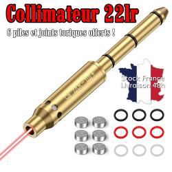 Collimateur laser à mettre en bout de canon calibre 22lr - Envoi rapide depuis la France