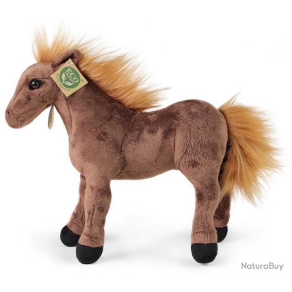 Peluche cheval marron 29 cm Eco-friendly