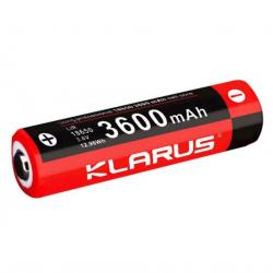 Batterie lithium 18650 3600mAh rechargeable Klarus