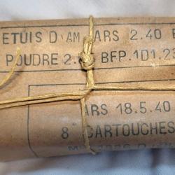 Paquet / ballotin munitions 8x50R LebelDate 40