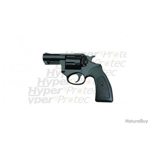 Arme  blanc competitive revolver noir alarme 9 mm