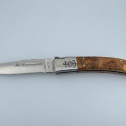 Couteau Le Camarguais N°12 Trident forgé - Lame 105mm - Manche Genévrier