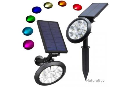 Lampe solaire LED ultra-puissante - La Boutique du Bricolage