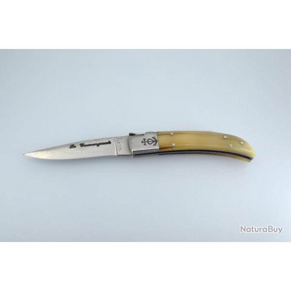 Couteau Camarguais N10 Trident forg - Lame 90 - Manche Corne