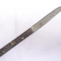 J5)  lot kozuka  , beau couteau pour sabre  japonais