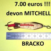 Lot 9 anciens leurres de pêche cuillers (Réf#D-578