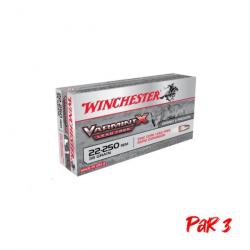 Balles Winchester Varmint X-Lead Free  - Cal. 22-250 - 22-250 / Par 3 / 38