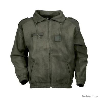 Blouson Polaire Army Noir CityGuard – Chaleur & Style Militaire Pour Hommes