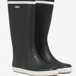 Aigle Bottes Homme Goeland 2 Marine Blanc