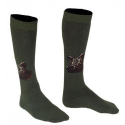 CHAUSSETTES SOMLYS BRODERIE SANGLIER 074 , T:44.