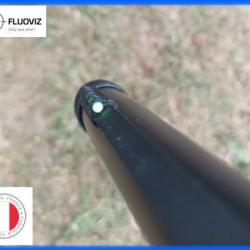 guidon fibre optique fluo verte pour bande de 7mm (viseur, aide à la visée, mire, hausse)