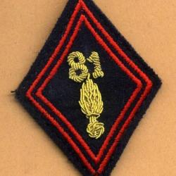 Ecusson du 81° RI -  81° Régiment d'Infanterie