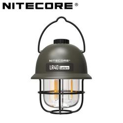 Lanterne rétro multifonction Nitecore LR40 Kaki - 100 Lumens - Rechargeable USB-C