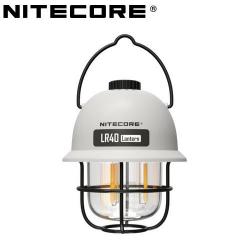 Lanterne rétro multifonction Nitecore LR40 Blanche - 100 Lumens - Rechargeable USB-C