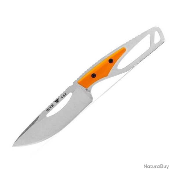 Couteau de chasse plat Buck Paklite 2.0 Field Knife select orange