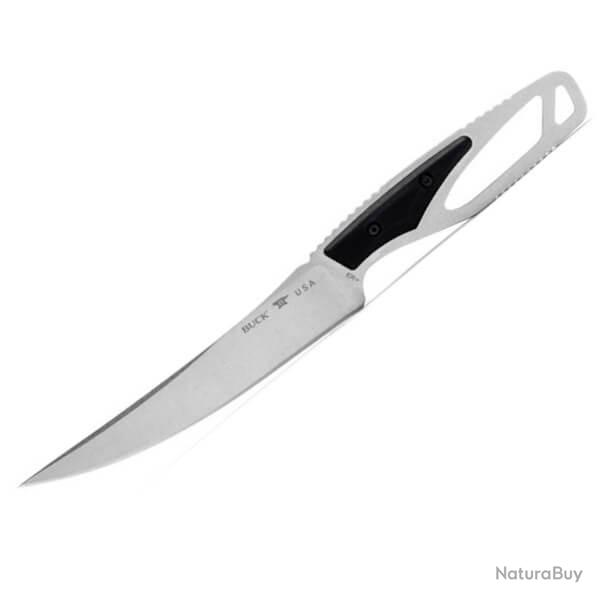 Couteau de chasse plat Buck Paklite 2.0 Processor select noir