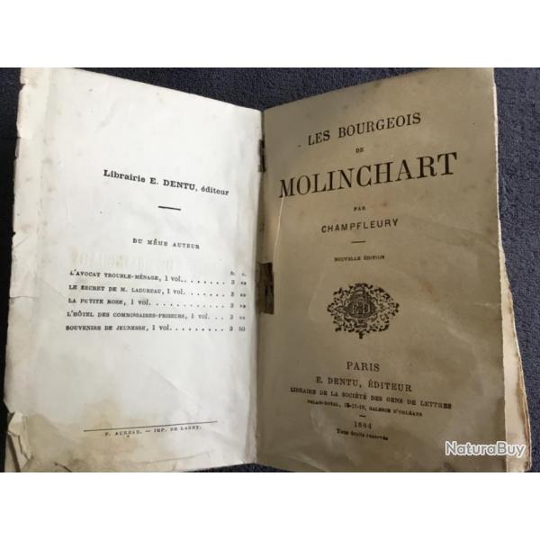 Les bourgeois de Molinchart - Champfleury