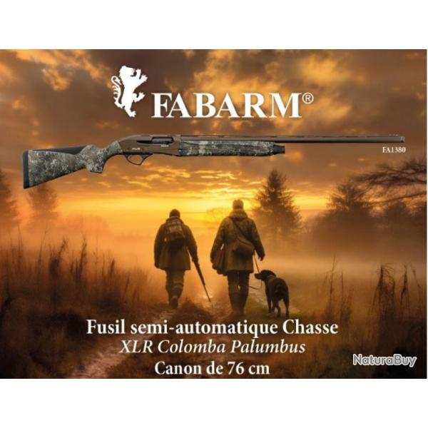 Fusil FABARM semi-automatique Chasse XLR Colomba Palumbus