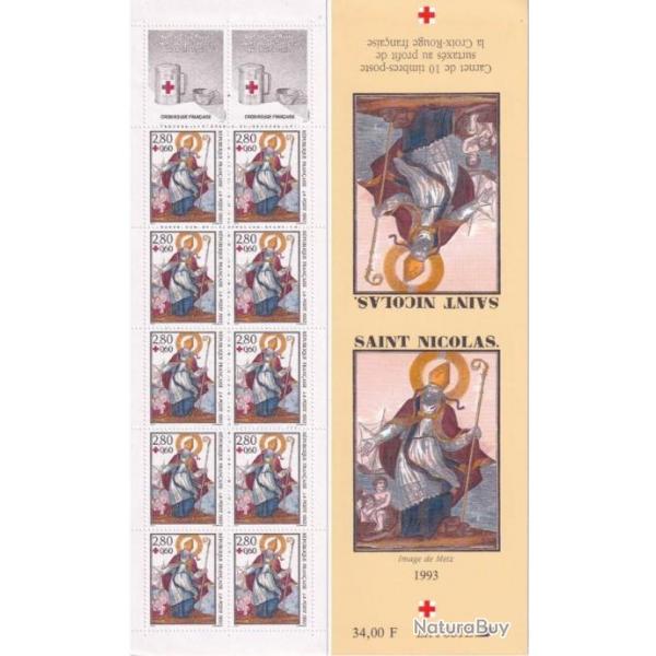 CARNET TIMBRES CROIX ROUGE 1993 NEUF**, C2042, Imagerie de Metz