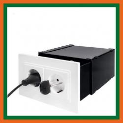Mini coffre fort encastrable - Fausses prises de courant électrique - Coffre mural - Leurre anti vol
