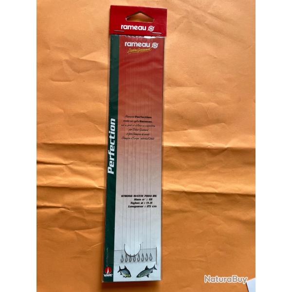 8 hameon mont 7004 bn  18/11,8 . 25 cm .peche coup rameau