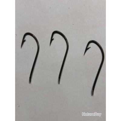 100 Hameçons Pieuvre Danielson Taille 2 - Noir Chromé, Acier Haute Teneur En Carbone, Pour Pêche Mer