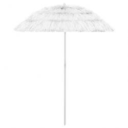 Parasol de plage hawaii 180 cm blanc 02_0008386