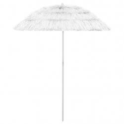 Parasol de plage hawaii 180 cm blanc 02_0008386