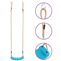 Siège de balançoire pour enfants bleu clair 02_0005085