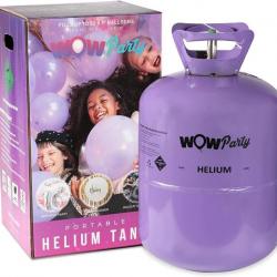 Bombe helium pour 50 ballons WOW PARTY