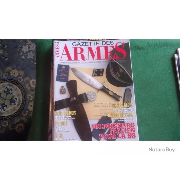 GAZETTE DES ARMES  numros disponibles;529/531/555/556/557