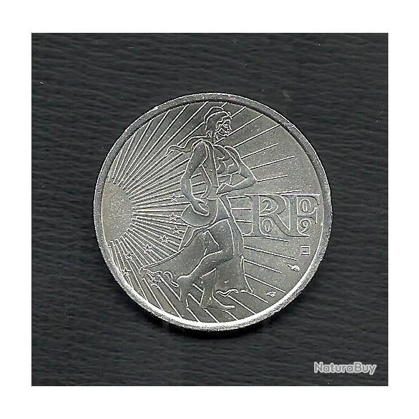 FRANCE = UNE PIECE DE 10 EUROS SEMEUSE DE 2009 EN ARGENT