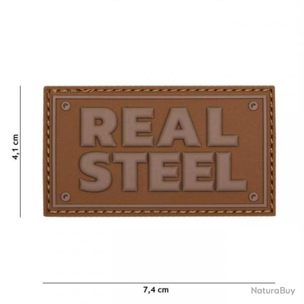 Patch 3D PVC Real steel | 101 Inc (444130-5254 | 8719298213420)