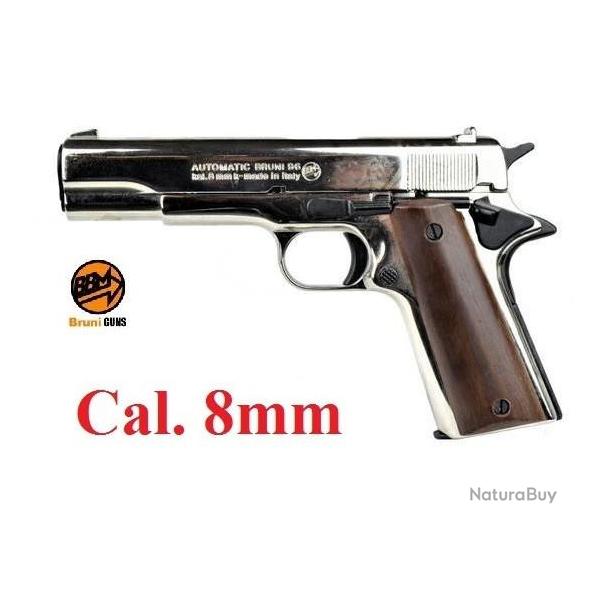 Pistolet Mod. 96  8MM  Rplique Colt 1911  Nikel