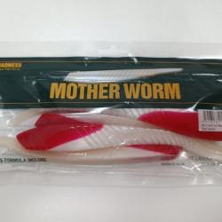 !!! Leurre MADNESS MOTHER WORM  8" COLOR RED HEAD !!!