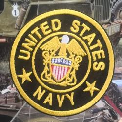 United States Navy ( 80 mm ) brodé à coudre ou à coller au fer