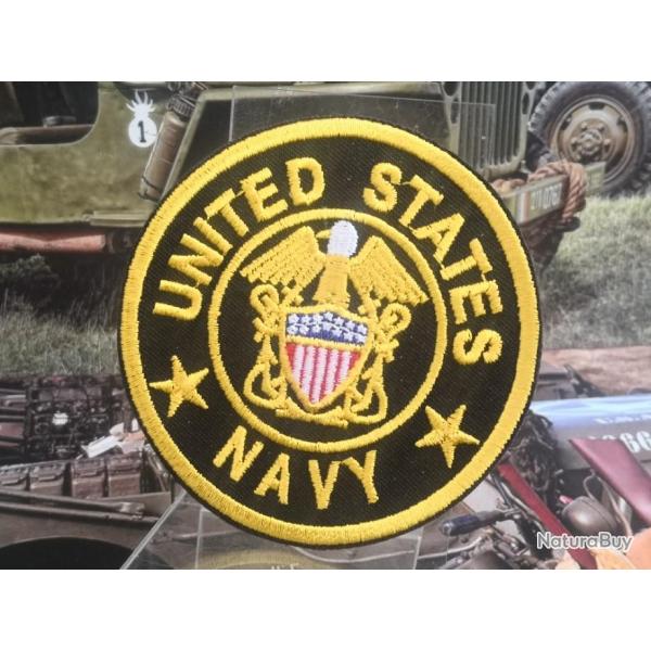 United States Navy ( 80 mm ) brod  coudre ou  coller au fer