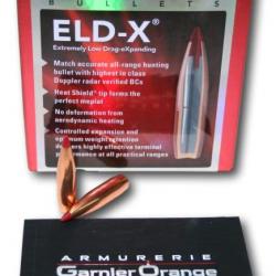 OGIVE HORNADY ELD-X 178GR CAL 30 308 BTE 100