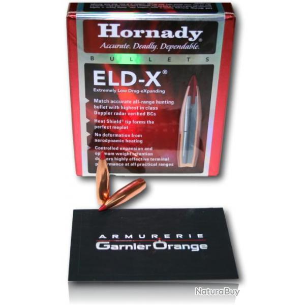 OGIVE HORNADY ELD-X 178GR CAL 30 308 BTE 100