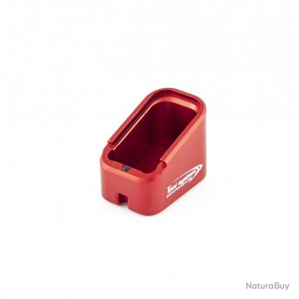 Extension de chargeur +4 coups pour Tanfoglio large frame (K9-K40 Magazine) - TONI SYSTEM - Rouge