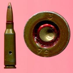 5.45 x 39  AK74 Tra&ccedil;ante pointe verte - URSS - marquage pr&eacute;coce 1979 guerre d'Afghanistan : 3 79