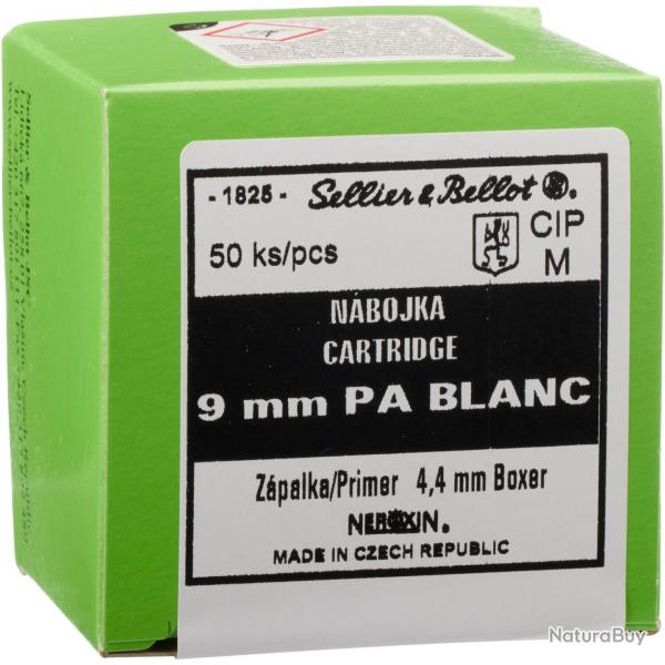 9mm PAK  blanc (Calibre: 9mm PAK)