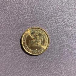 Bonjour Je vends une pièce de 20ct  de Monaco année 2002 Cordialement