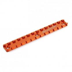 Rail Picatinny court - longueur 135mm, distance 61,5mm (pour garde-main TS) - TONI SYSTEM - Orange