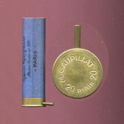 Cal. 20 à broche - Marcel GAUPILLAT PARIS - tube carton bleue, neuf et jamais chargé