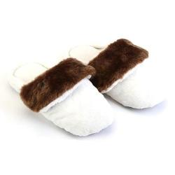 Chaussons chauffants Thermo Slippers, Thermo L Blanc